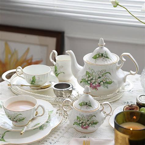 dior lily of the valley tea set|Teapot New Lily of the Valley .